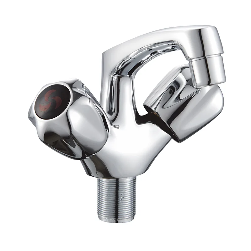 ダブルハンドルワンホールスタイル洗面器用蛇口